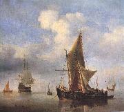 VELDE, Willem van de, the Younger Calm Sea wet china oil painting artist